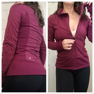 Lululemon full zip reversible running jacket